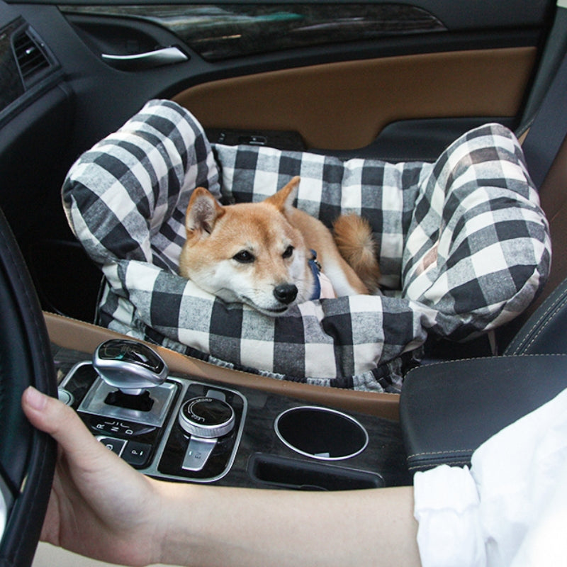 Cama portátil para assento de carro para caminhadas de cães grandes