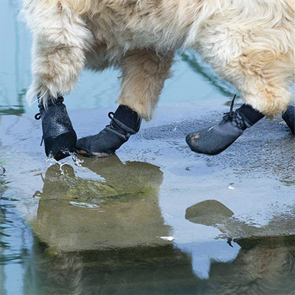 Botas para cães antiderrapantes, impermeáveis, respiráveis, para caminhadas e corrida ao ar livre