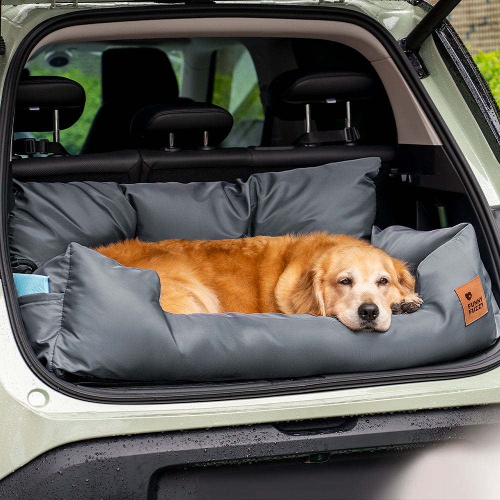 Cama para Assento Traseiro de Carro para Cães Médios e Grandes para viagens seguras