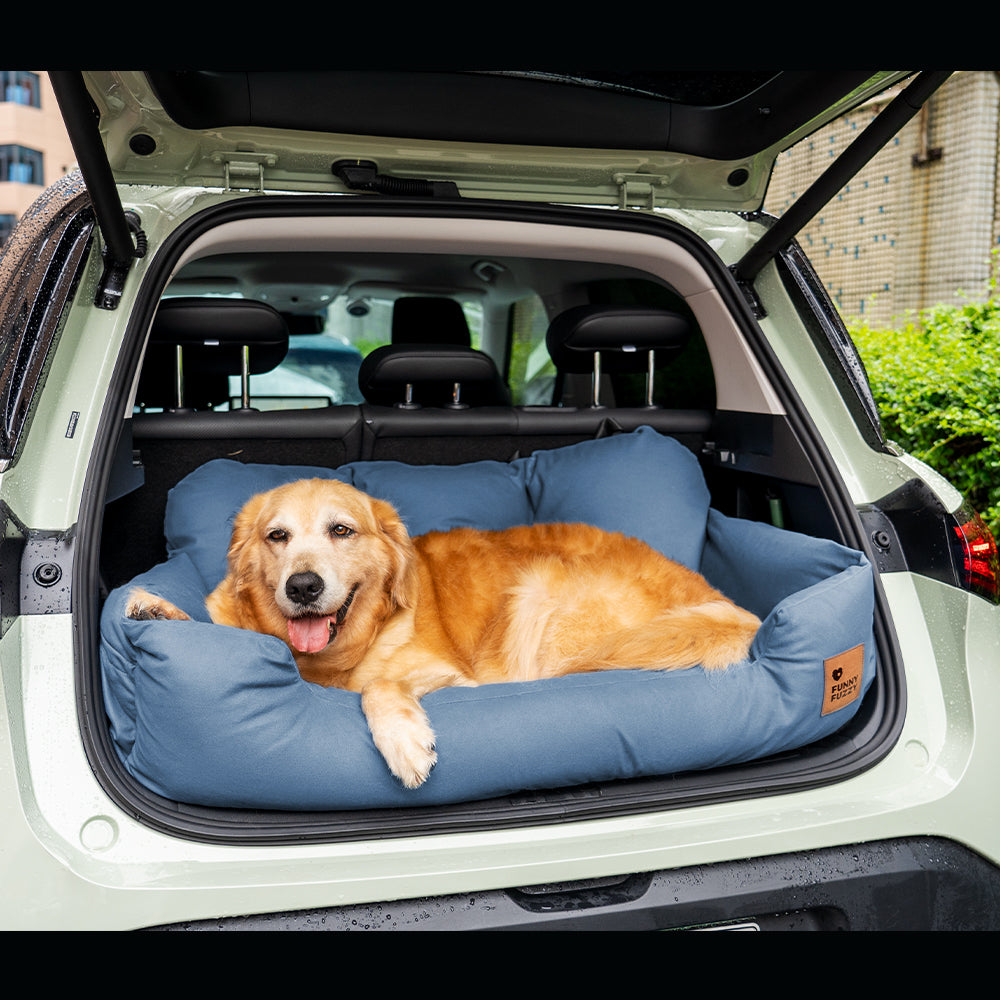 Cama para Assento Traseiro de Carro para Cães Médios e Grandes para viagens seguras