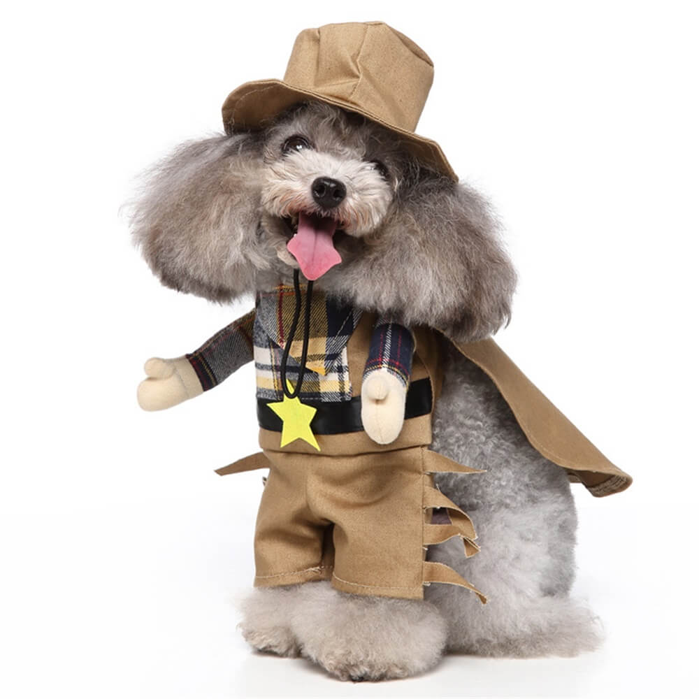 Cosplay Dog Halloween Trajes Engraçados - Roupas Divertidas e Adoráveis para Animais de Estimação