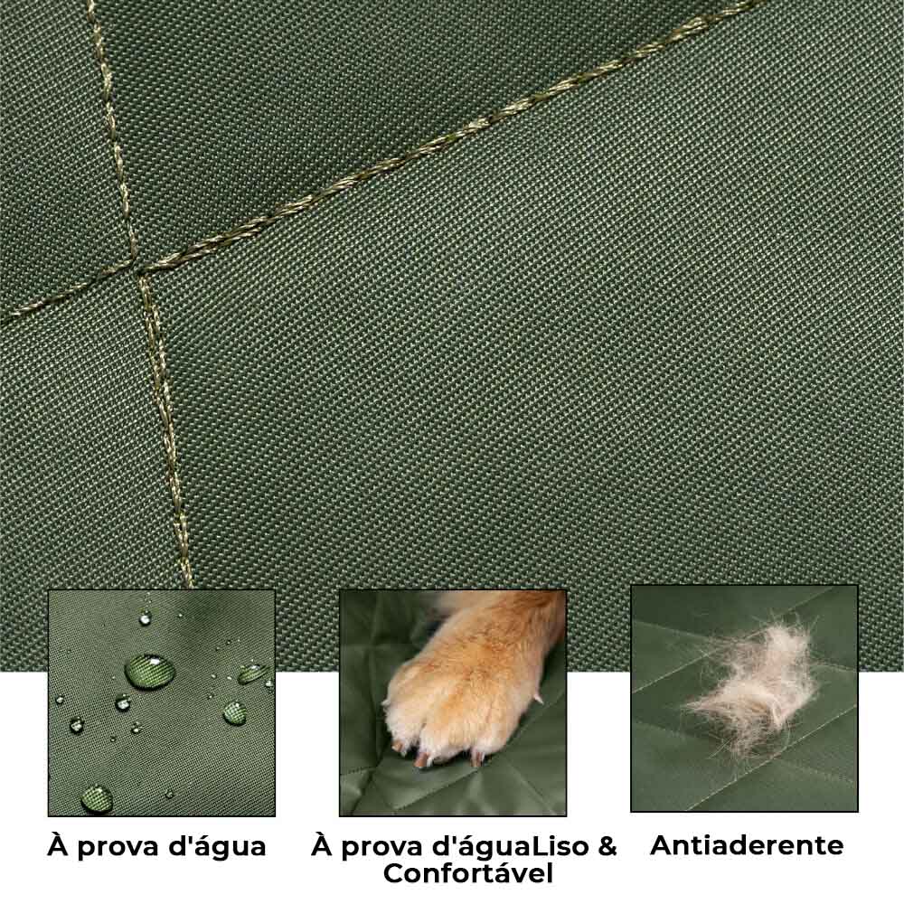 Extensor para Assento Traseiro para cachorro com Cobertura Total Extra Grande Quarto Móvel - Ideal para Viagens e Acampamentos