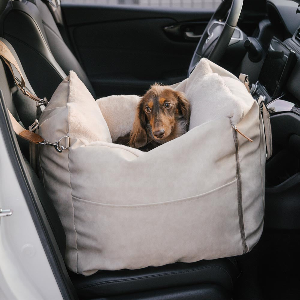 Grande assento de carro para cães, fofo, seguro e antiderrapante, para transporte de cães - Passeio e Rover