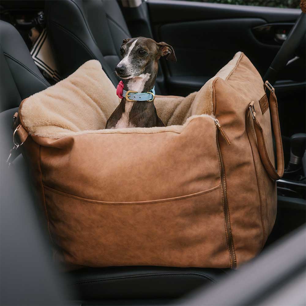 Grande assento de carro para cães, fofo, seguro e antiderrapante, para transporte de cães - Passeio e Rover