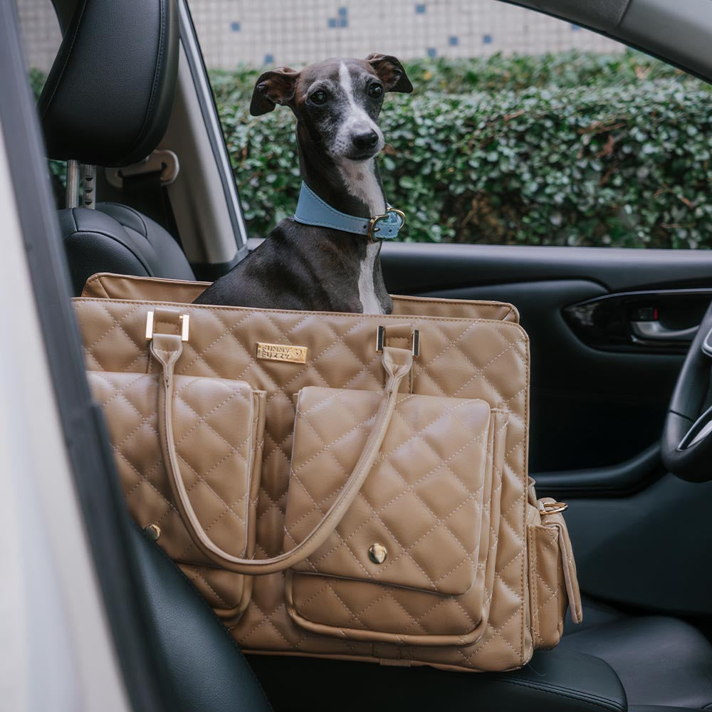 Grande bolsa de viagem para animais de estimação, multifuncional e estilosa, para humanos e cães - Wandering Tail