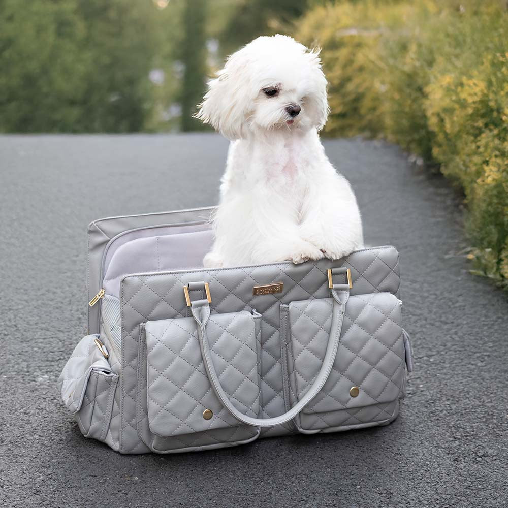 Grande bolsa de viagem para animais de estimação, multifuncional e estilosa, para humanos e cães - Wandering Tail