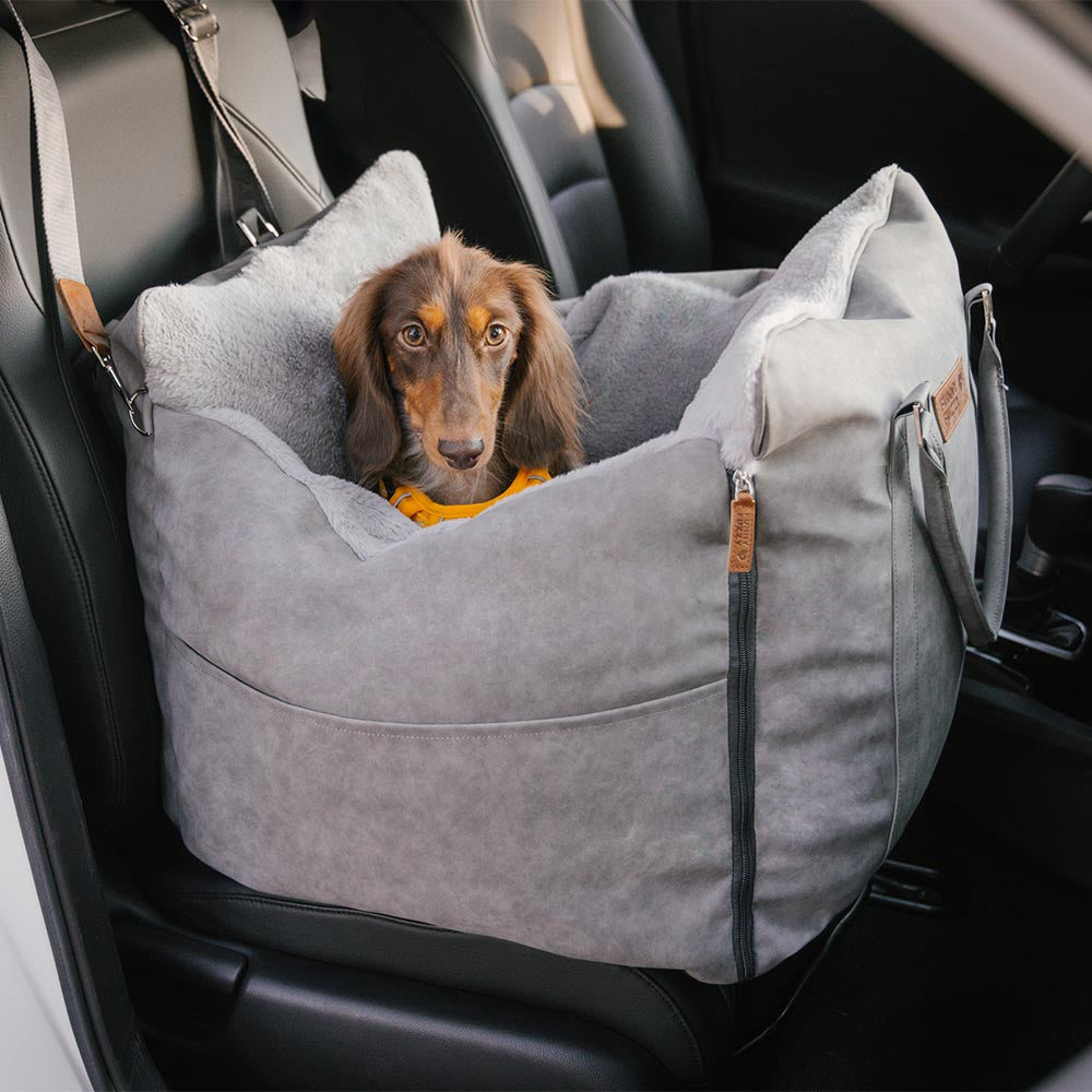 Grande assento de carro para cães, fofo, seguro e antiderrapante, para transporte de cães - Passeio e Rover