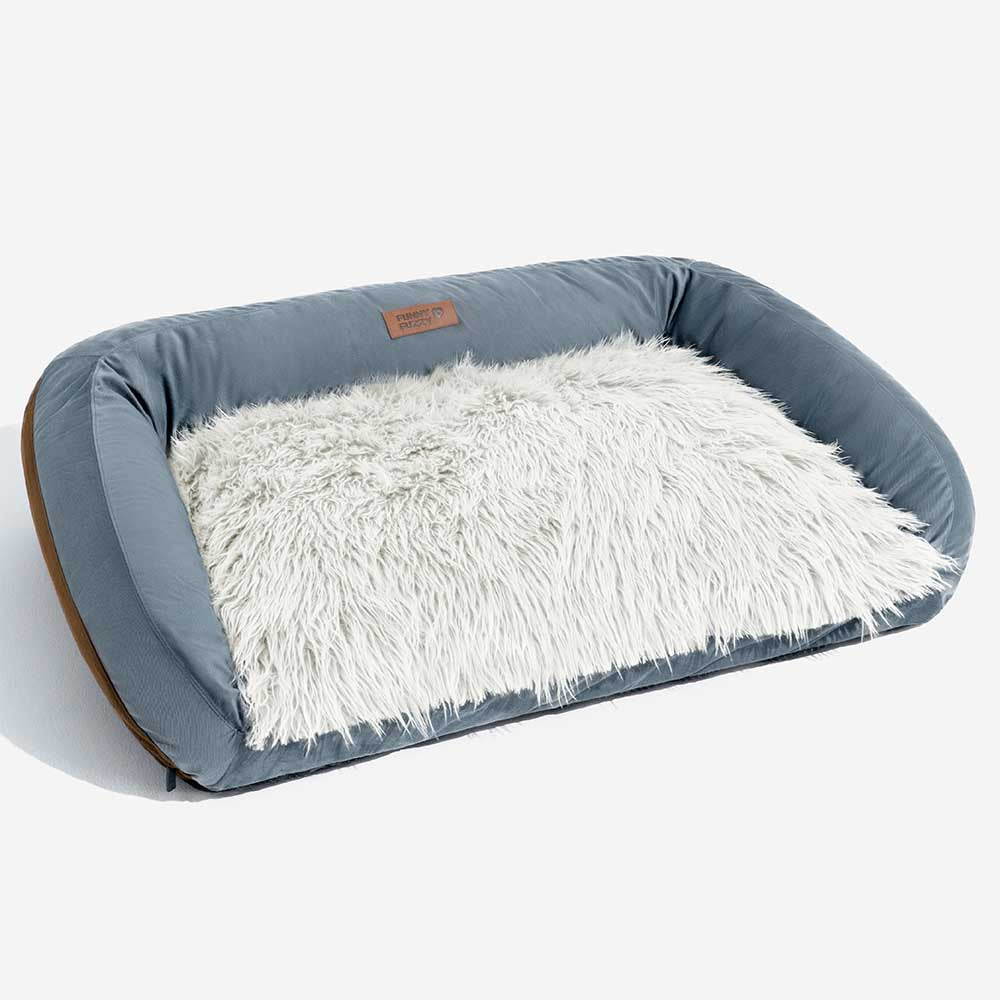 Grande lavável fofo aconchegante almofada cão sofá cama-denim cowboy