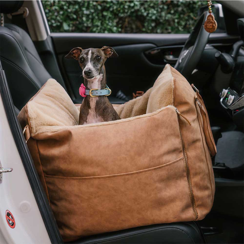 Grande assento de carro para cães, fofo, seguro e antiderrapante, para transporte de cães - Passeio e Rover