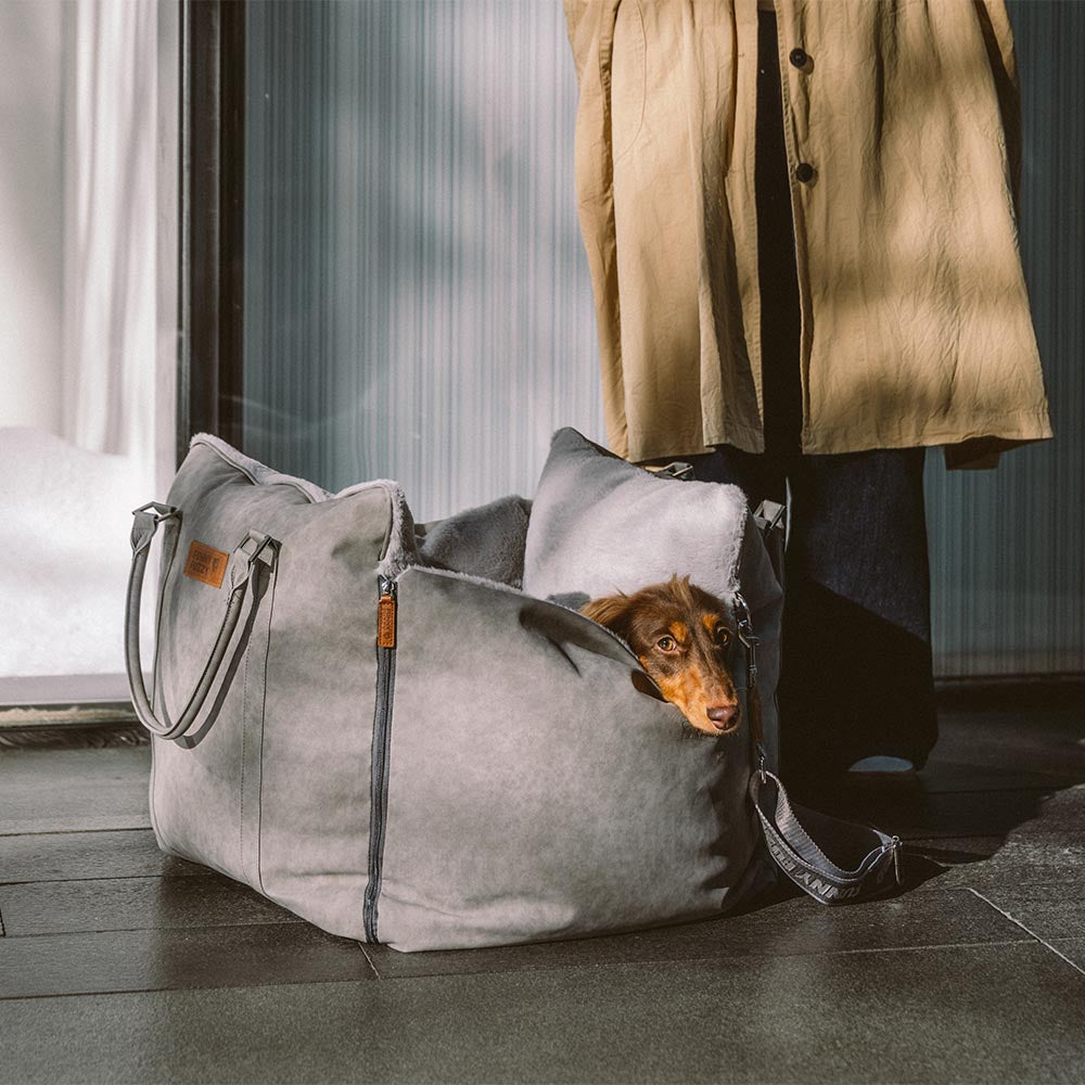 Grande assento de carro para cães, fofo, seguro e antiderrapante, para transporte de cães - Passeio e Rover