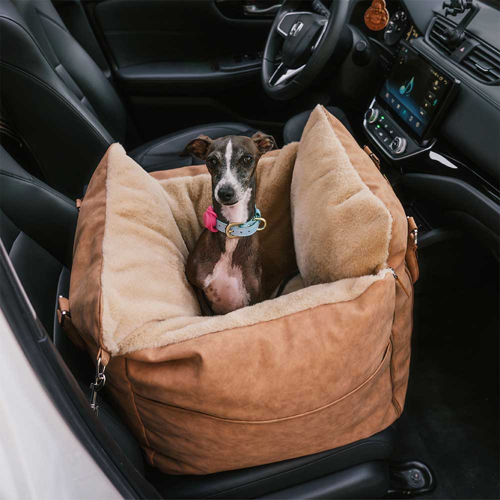 Grande assento de carro para cães, fofo, seguro e antiderrapante, para transporte de cães - Passeio e Rover