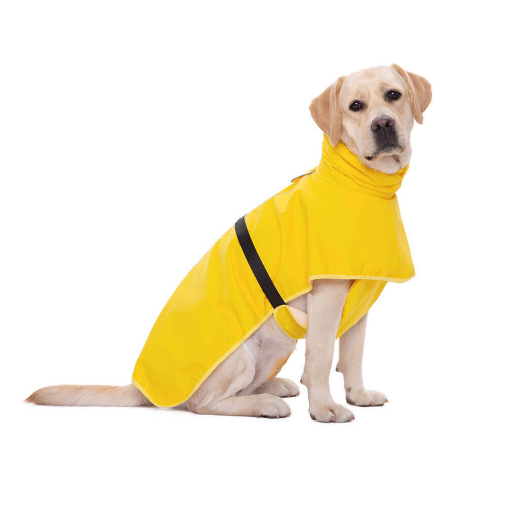 Roupas para cães de estimação transfronteiriças à prova d'água ao ar livre capa de chuva poncho roupas para cães grandes