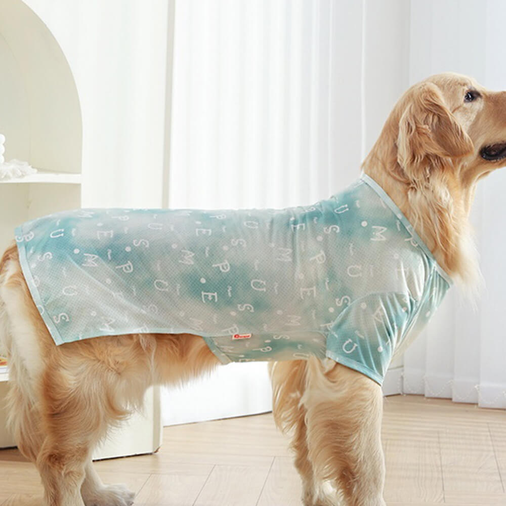 Roupas leves e respiráveis para animais de estimação de verão