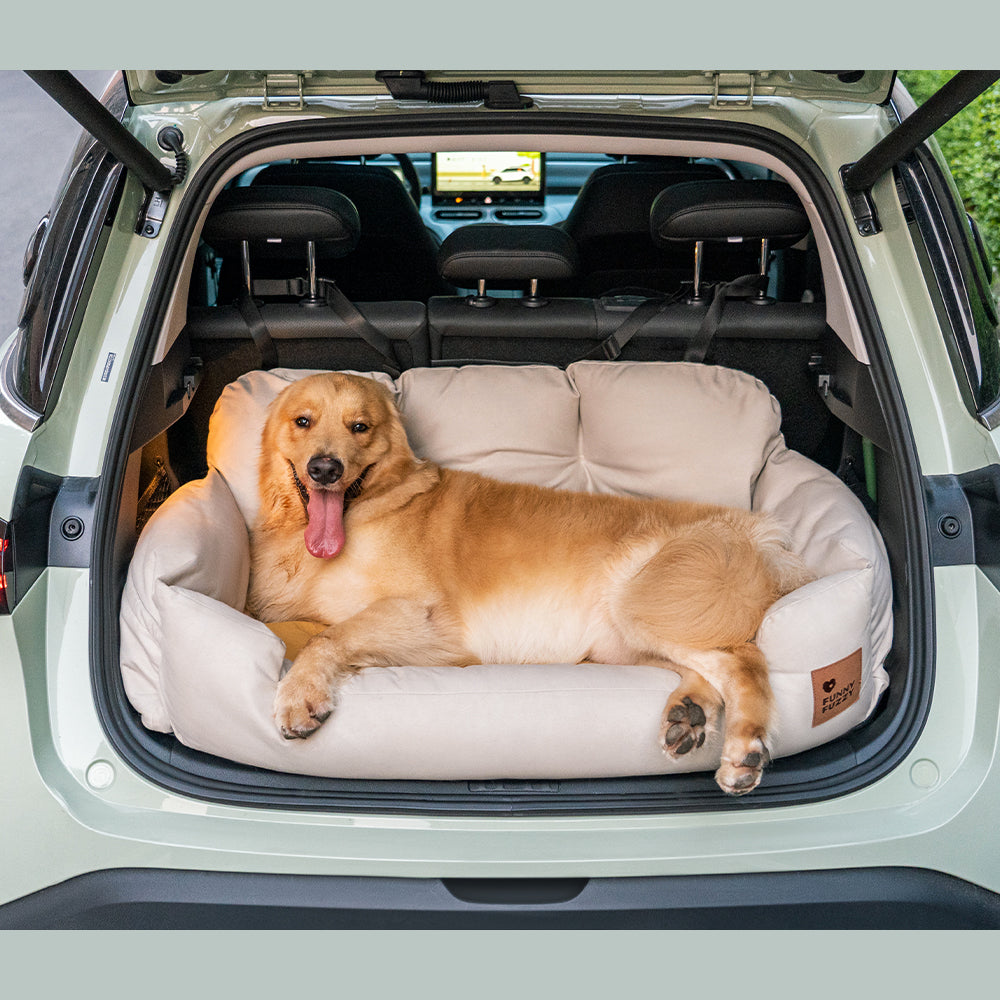 Cama para Assento Traseiro de Carro para Cães Médios e Grandes para viagens seguras