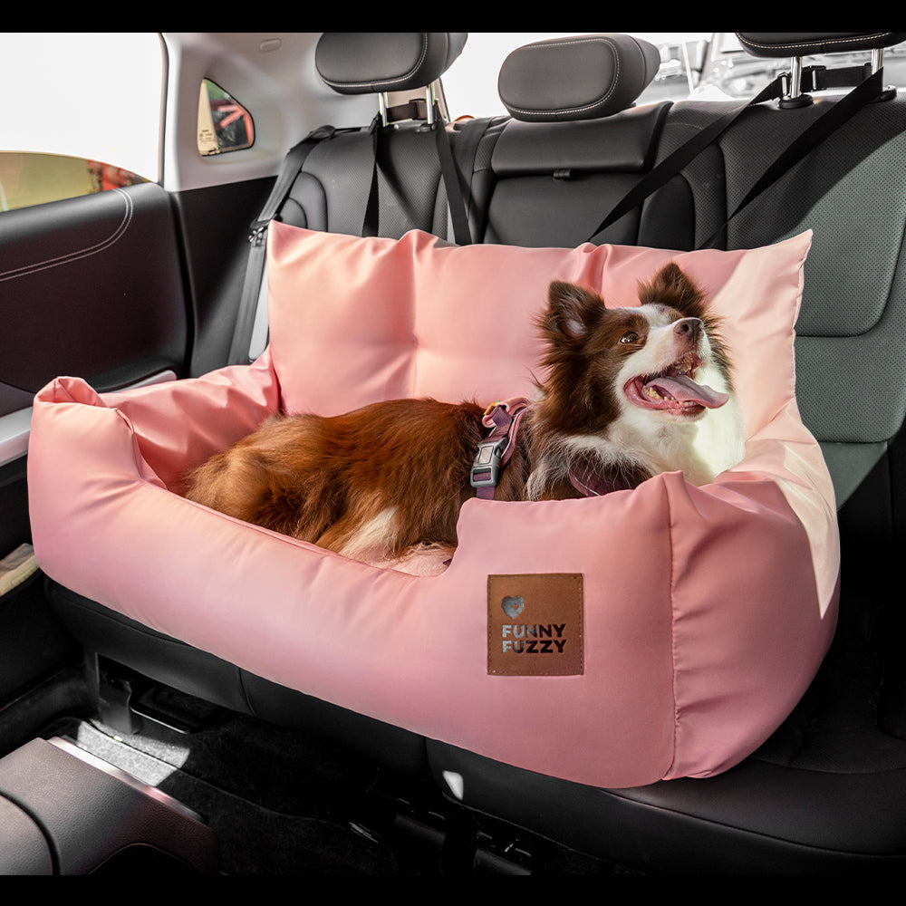 Cama para Assento Traseiro do Carro de Segurança Impermeável e Reforçada para cachorros médios e grandes para viagem