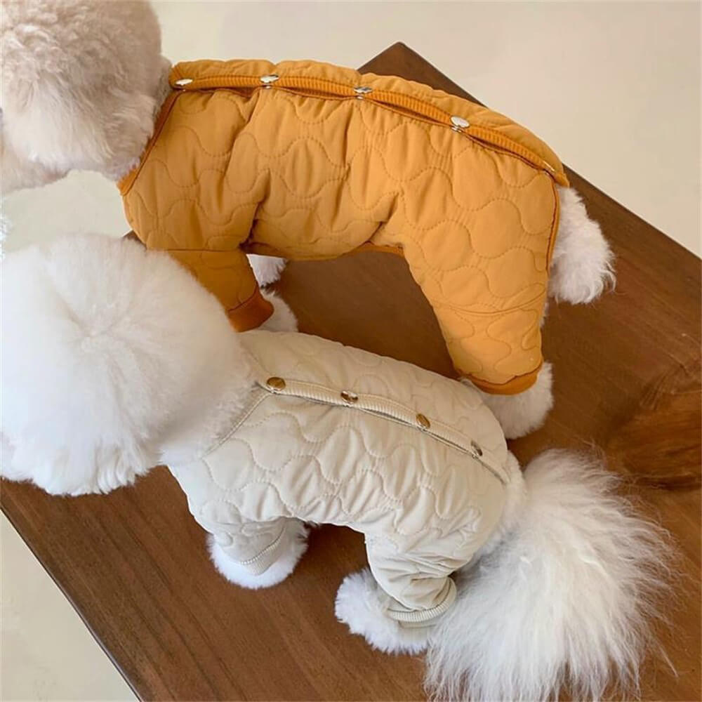 Pijama acolchoado aconchegante para cães - Conforto máximo para noites frias