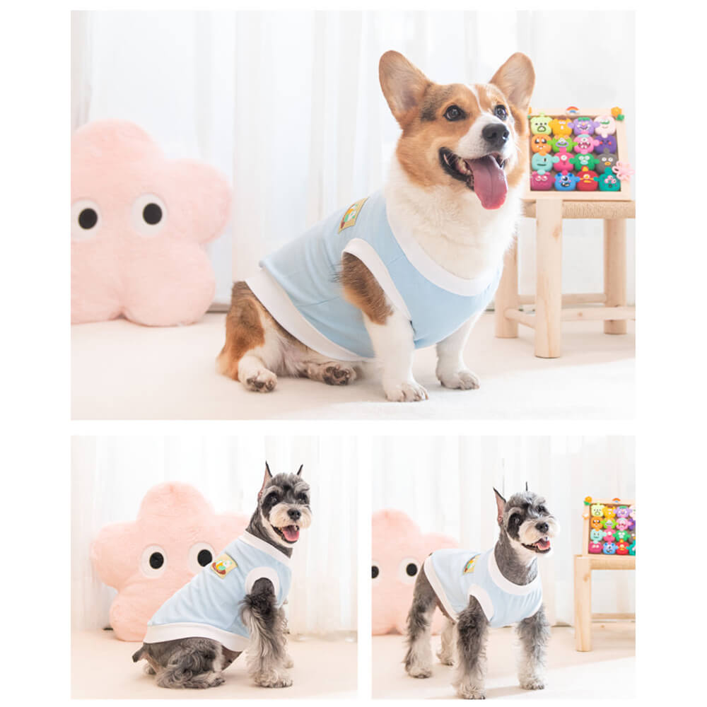 Camiseta leve para queda de cachorro, colete anti-derramamento e roupas para animais de estimação à prova de frio