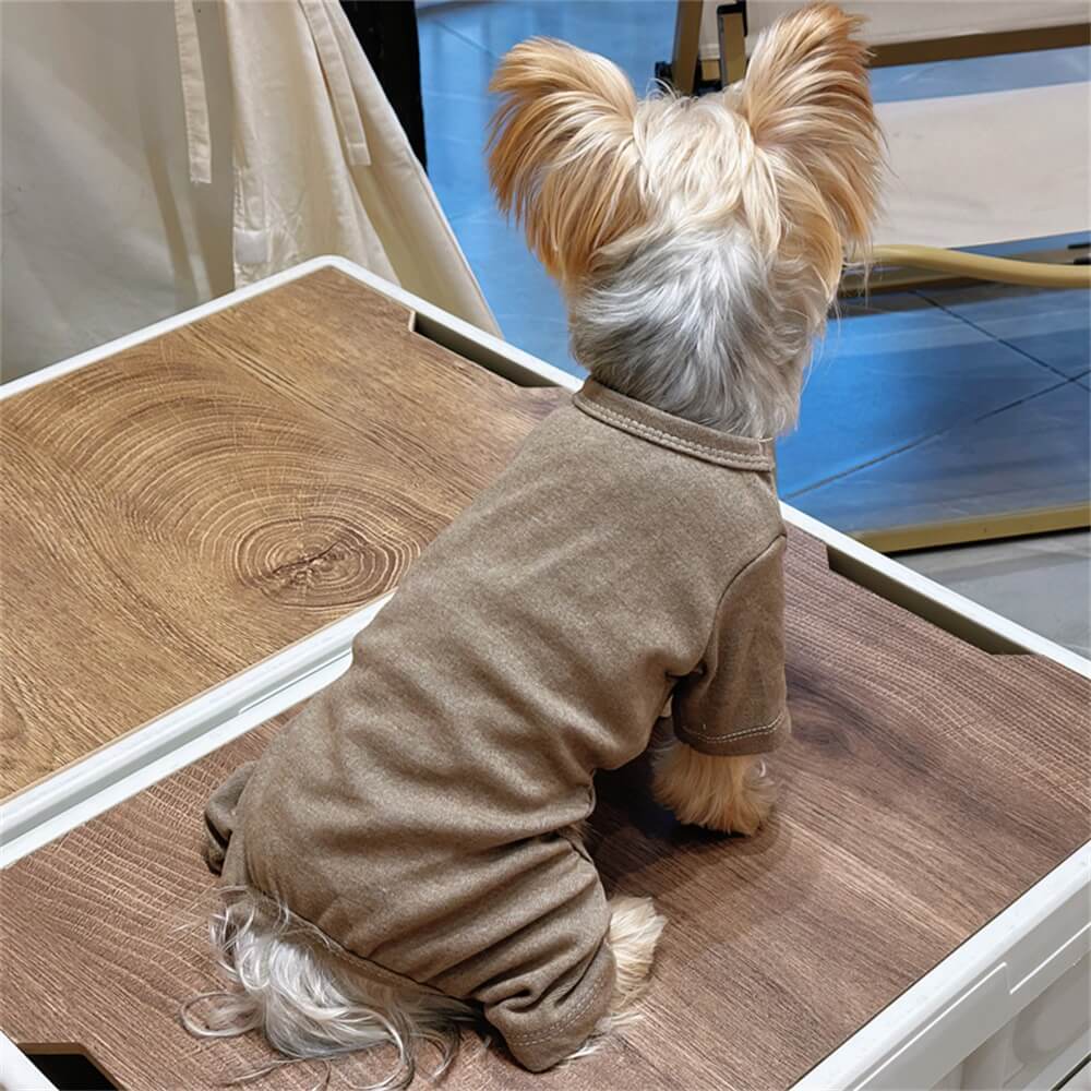 Pijamas aconchegantes para cães - Roupa de dormir macia e aconchegante para animais de estimação