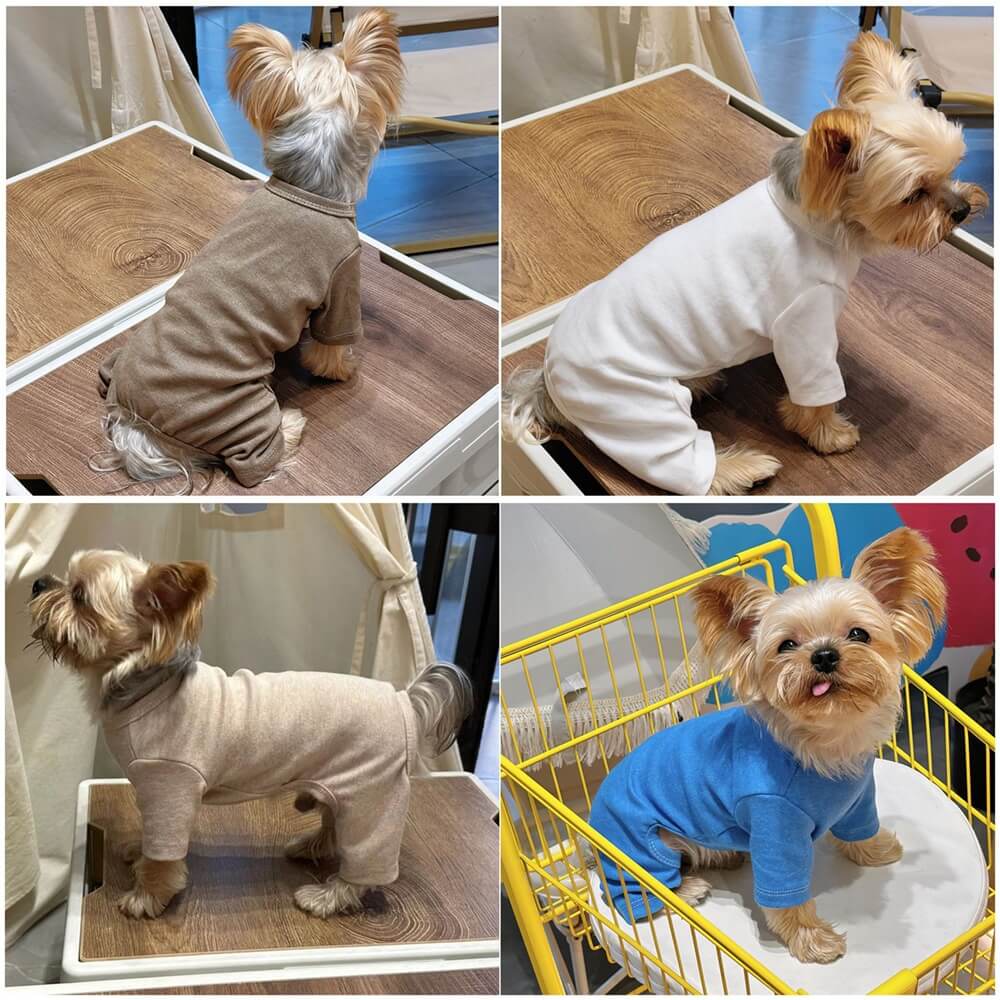 Pijamas aconchegantes para cães - Roupa de dormir macia e aconchegante para animais de estimação