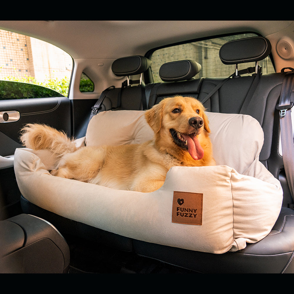 Cama para Assento Traseiro de Carro para Cães Médios e Grandes para viagens seguras