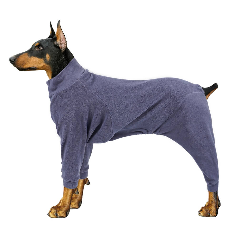 Pijamas de lã aconchegantes para cães - Roupa de dormir perfeita para cães grandes