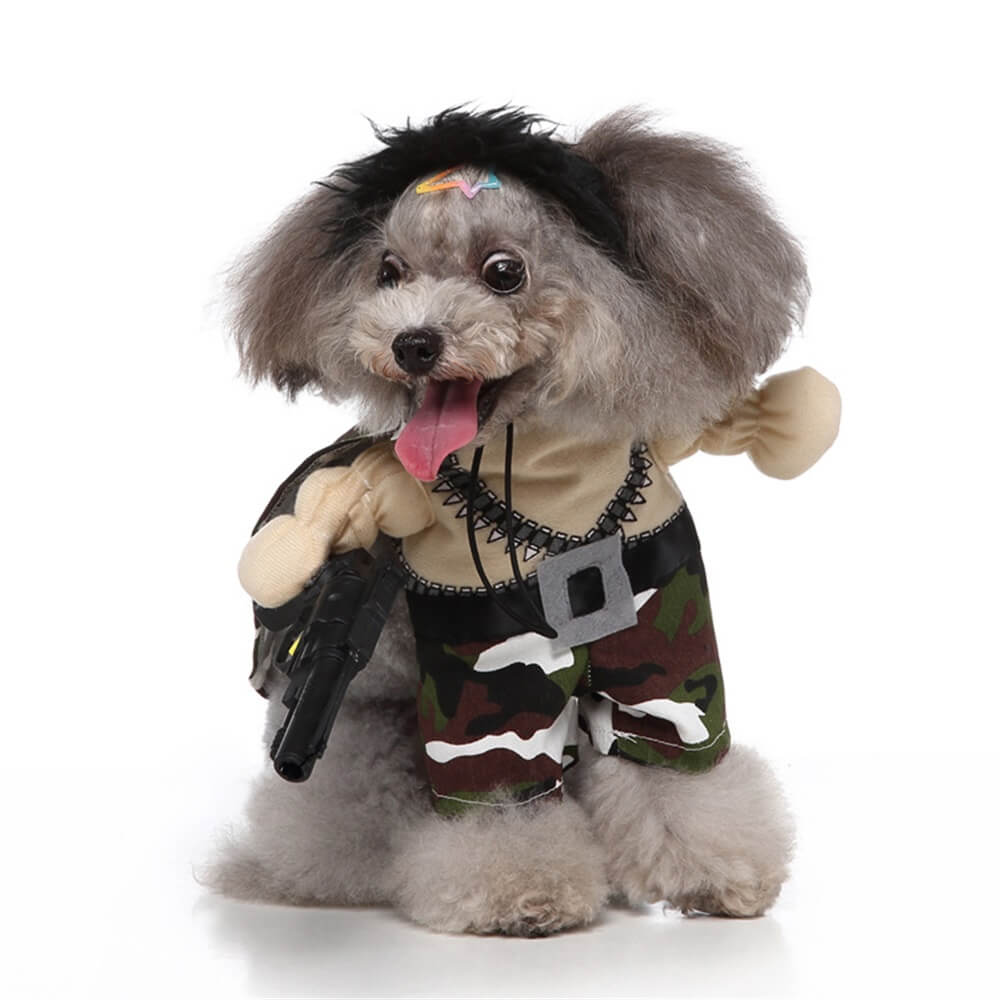 Cosplay Dog Halloween Trajes Engraçados - Roupas Divertidas e Adoráveis para Animais de Estimação