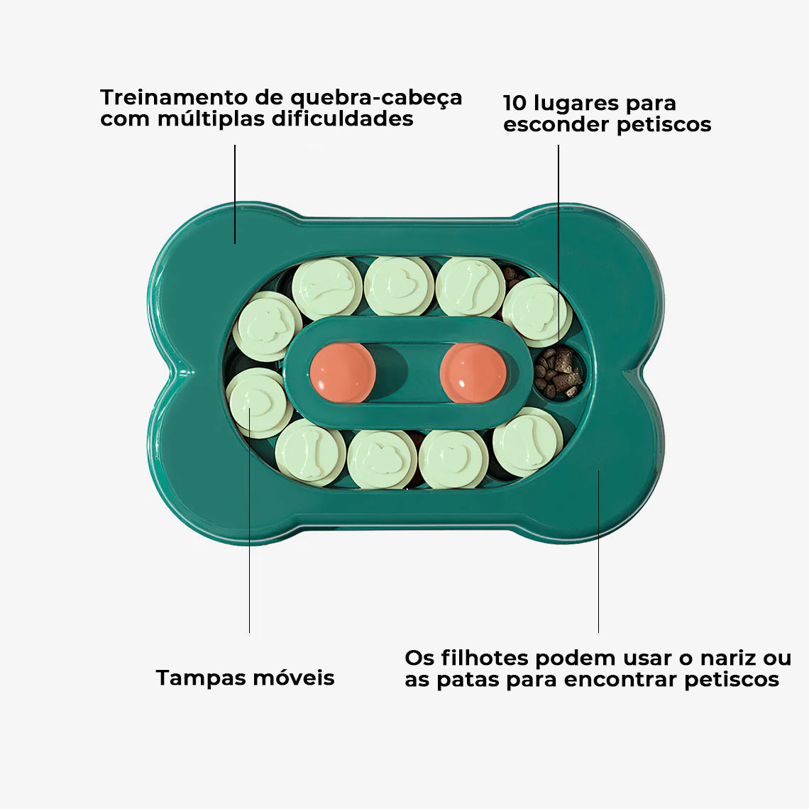 Bandeja Deslizante de Alimentação