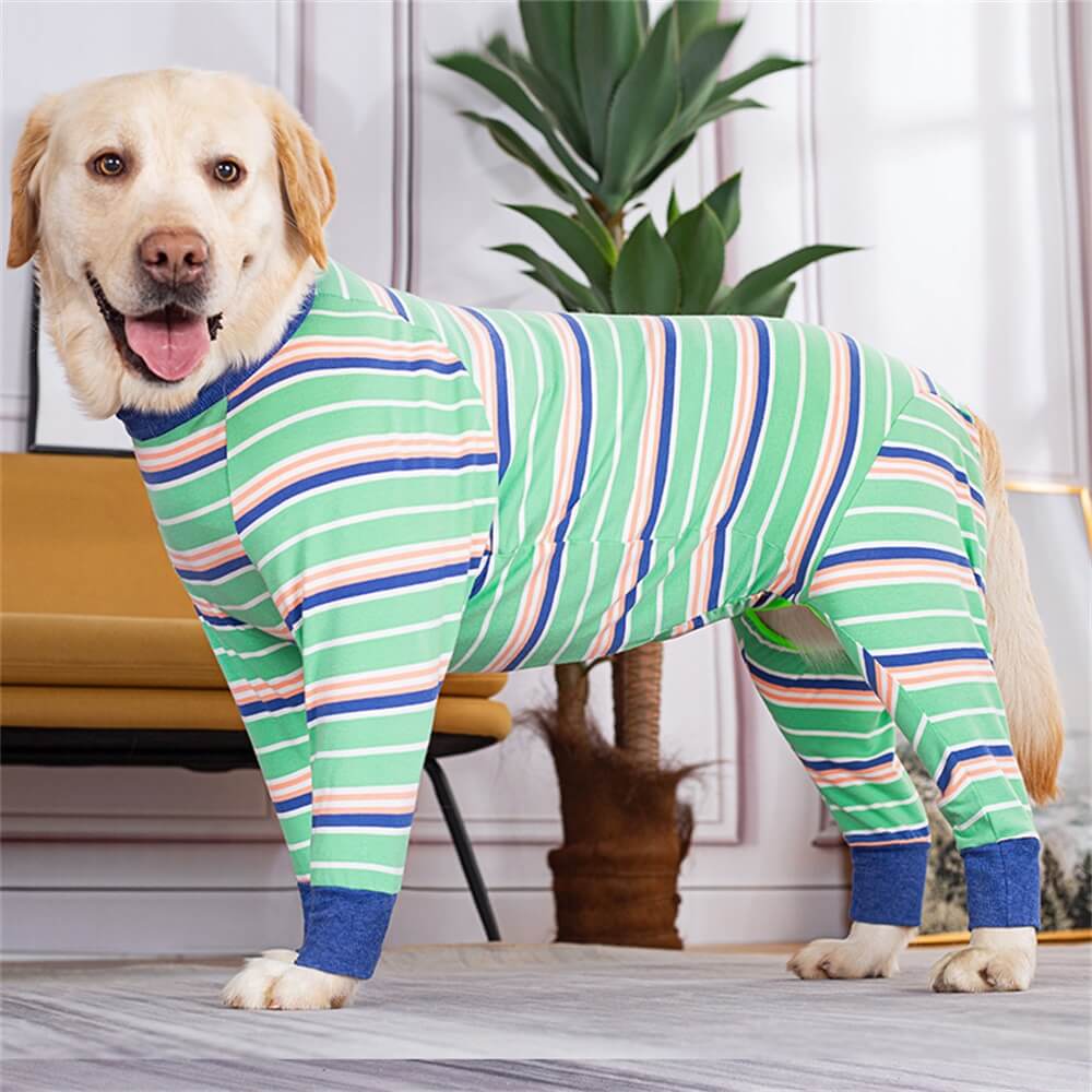 Roupas para cães grandes: pijamas finos de quatro patas com cobertura total da barriga