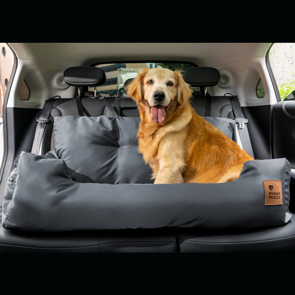 Cama para Assento Traseiro de Carro para Cães Médios e Grandes para viagens seguras