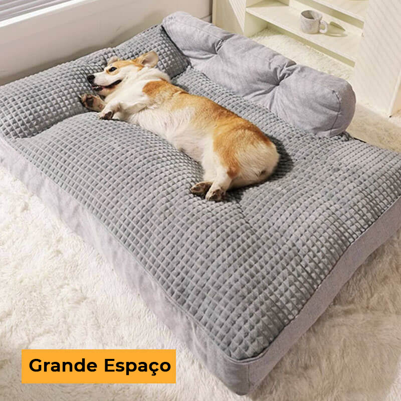 Cama Grande e Lavável para Cães e Gatos Espessa para Todas as Estações