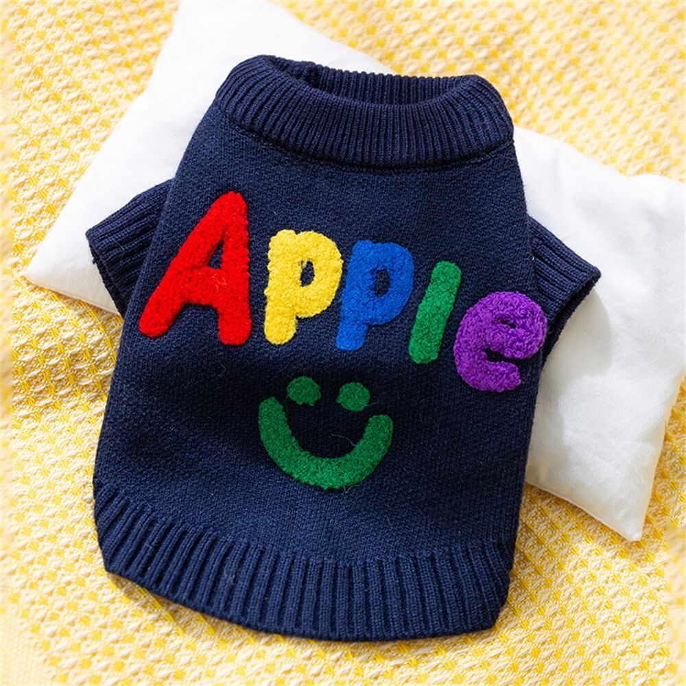 Adorável e aconchegante suéter de cachorro "Apple" - perfeito para o estilo de inverno