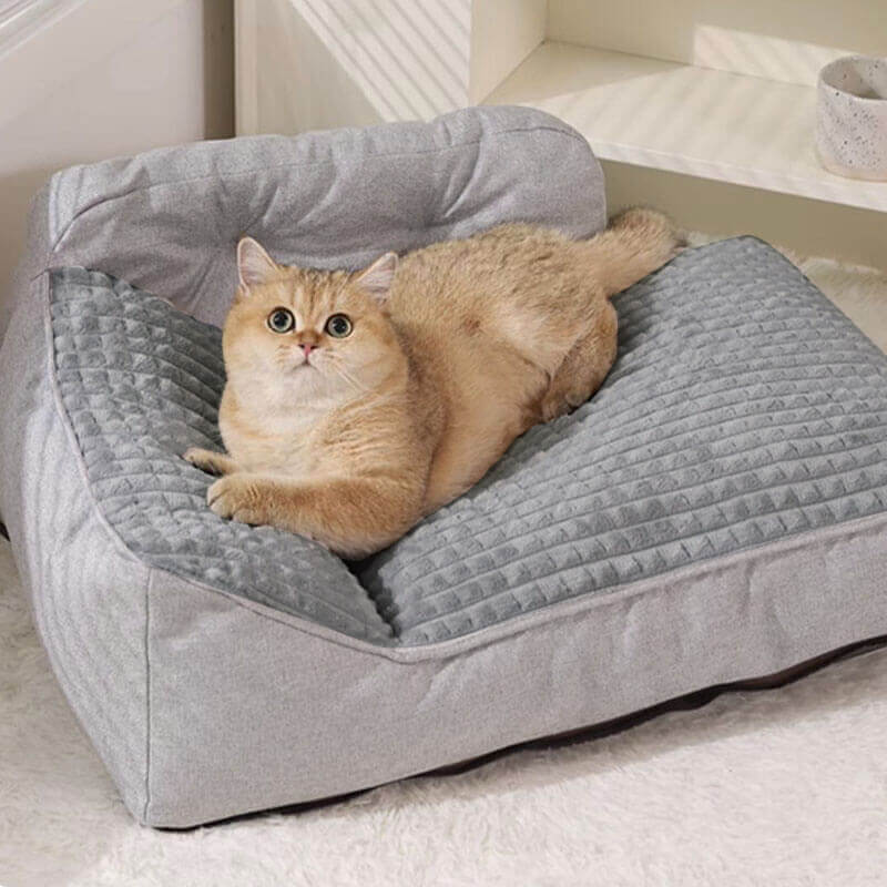 Capa de cama grande lavável para cães e gatos espessada para todas as estações