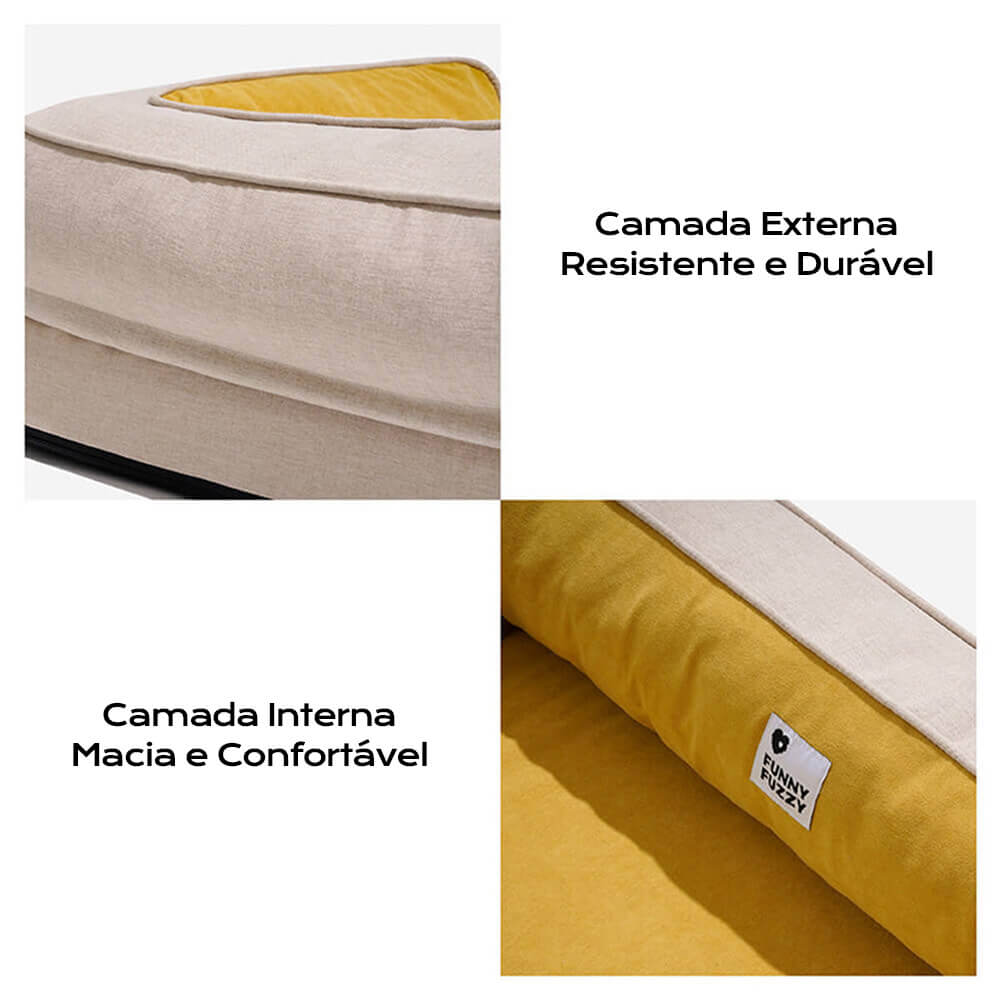 Sofá-cama Ortopédico Confortável com Suporte Total para Cães Ultimate Lounger