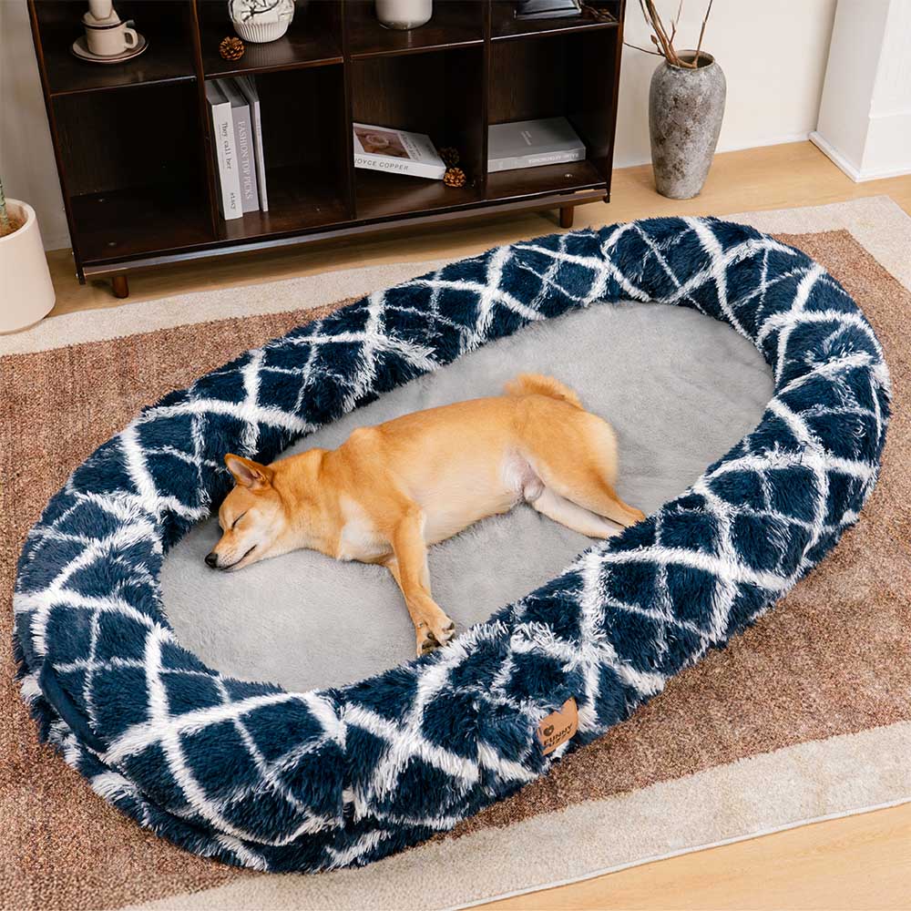 Cama para cachorro humano super grande e fofa clássica Dount - Berço de aconchego