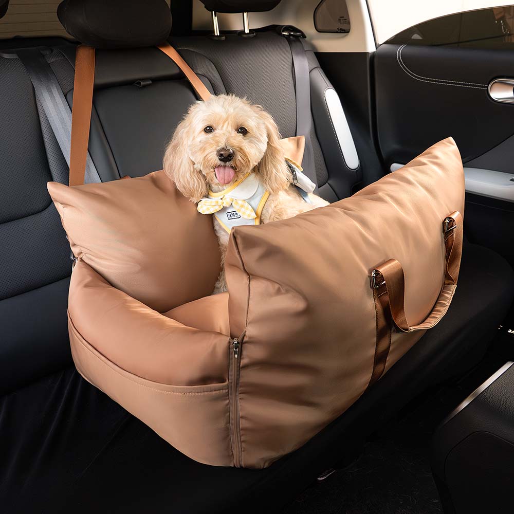 Cama Impermeável para Assento de Carro para Cachorro - Primeira Classe