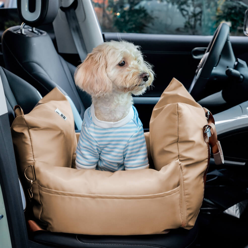 Cama Impermeável para Assento de Carro para Cachorro - Primeira Classe