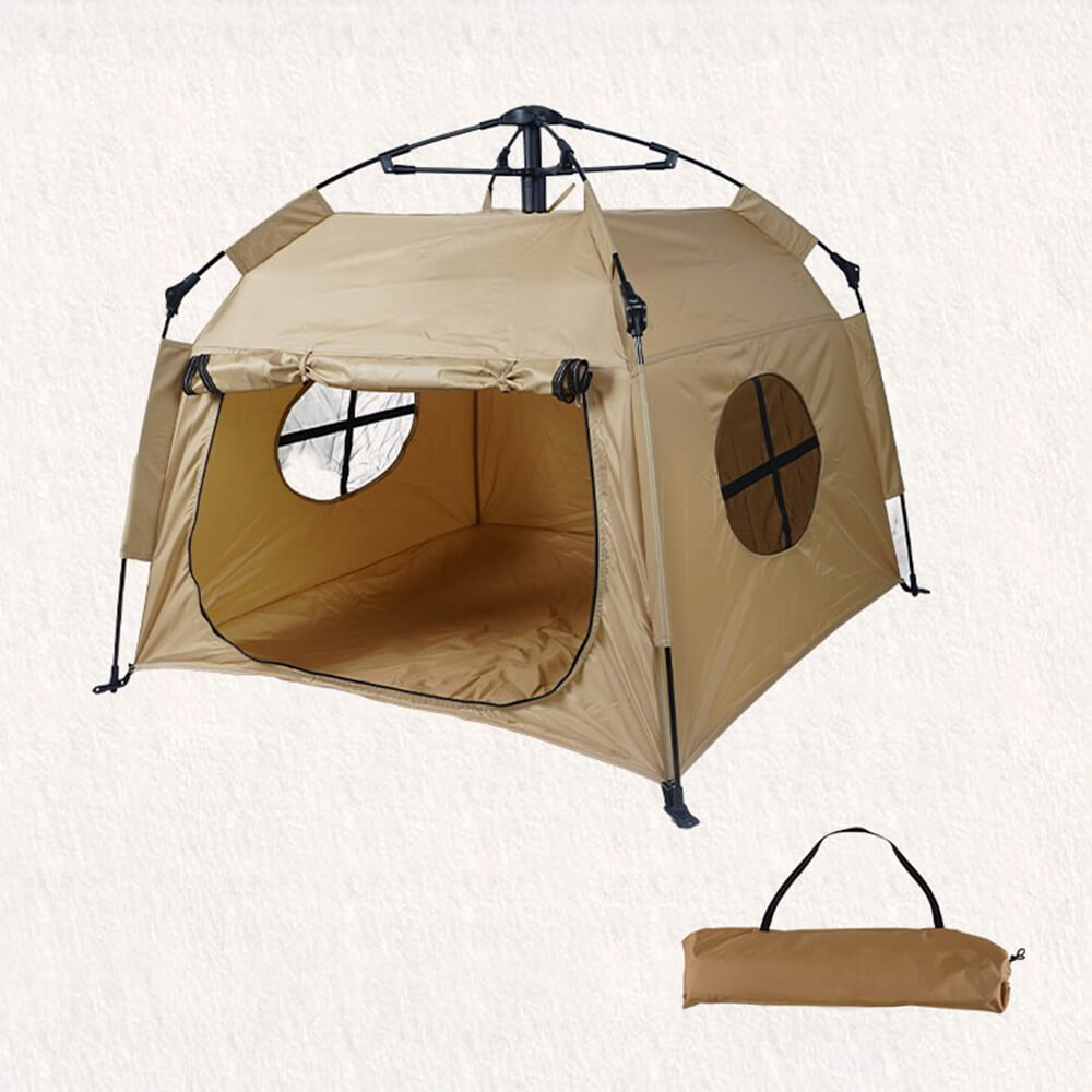 Tenda automática dobrável portátil para acampamento ao ar livre para cães