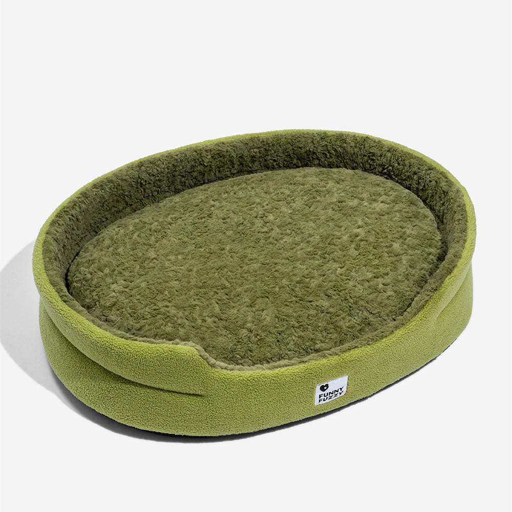 Fluffy Fleece Moss 2 em 1 Cama Conforto Multifuncional para Cachorro