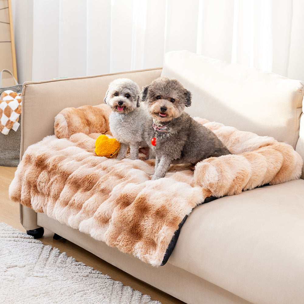 Manta Fofa Calmante e Protetora de Sofá e Cama para Cachorro Pets Fuzzy