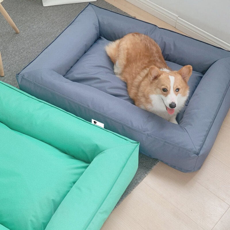 Cama Grande Impermeável para Cães com Apoio Circular Totalmente Ortopédico