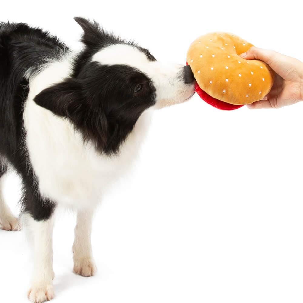 Brinquedo de Pelúcia com Apito para Cães - Big Mac