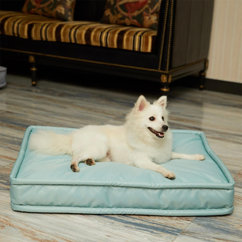 Cama para cachorro com travesseiro confortável, durável, à prova d'água e resistente a rasgos