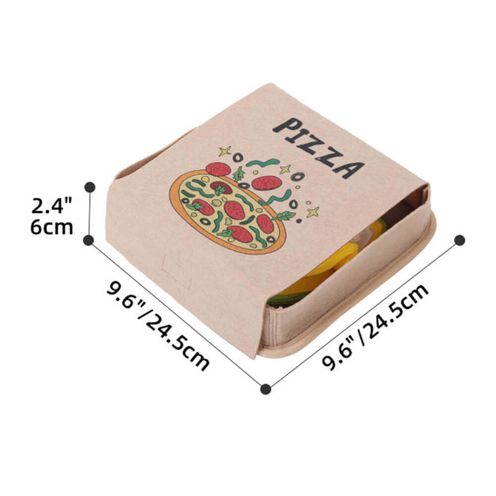 Brinquedo interativo de alimentação lenta Pizza Snuffle Mat Brinquedo para cachorro