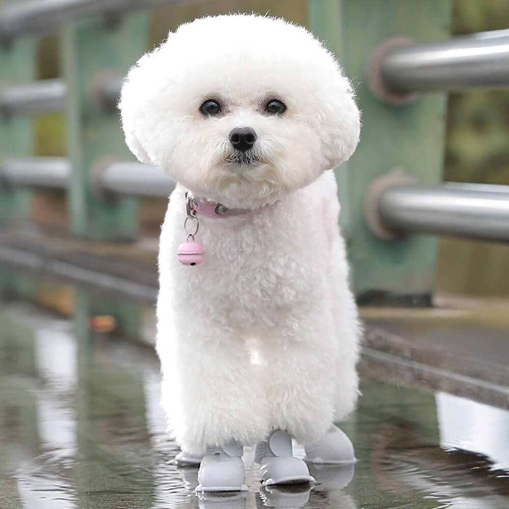 Sapatos de chuva para cães, macios, à prova d'água, leves e antiderrapantes para atividades ao ar livre