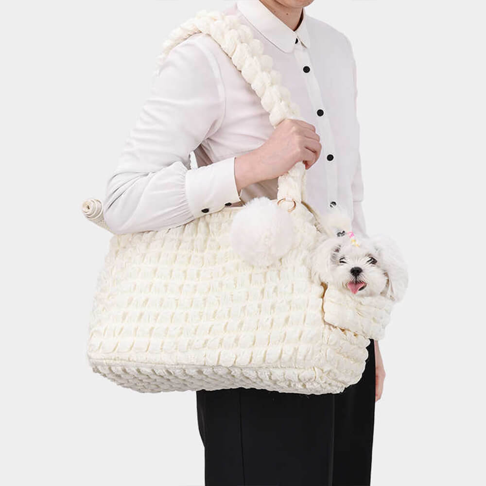 Trendy Cozy Leve Respirável Destacável Pet Carrier Bolsa de Ombro