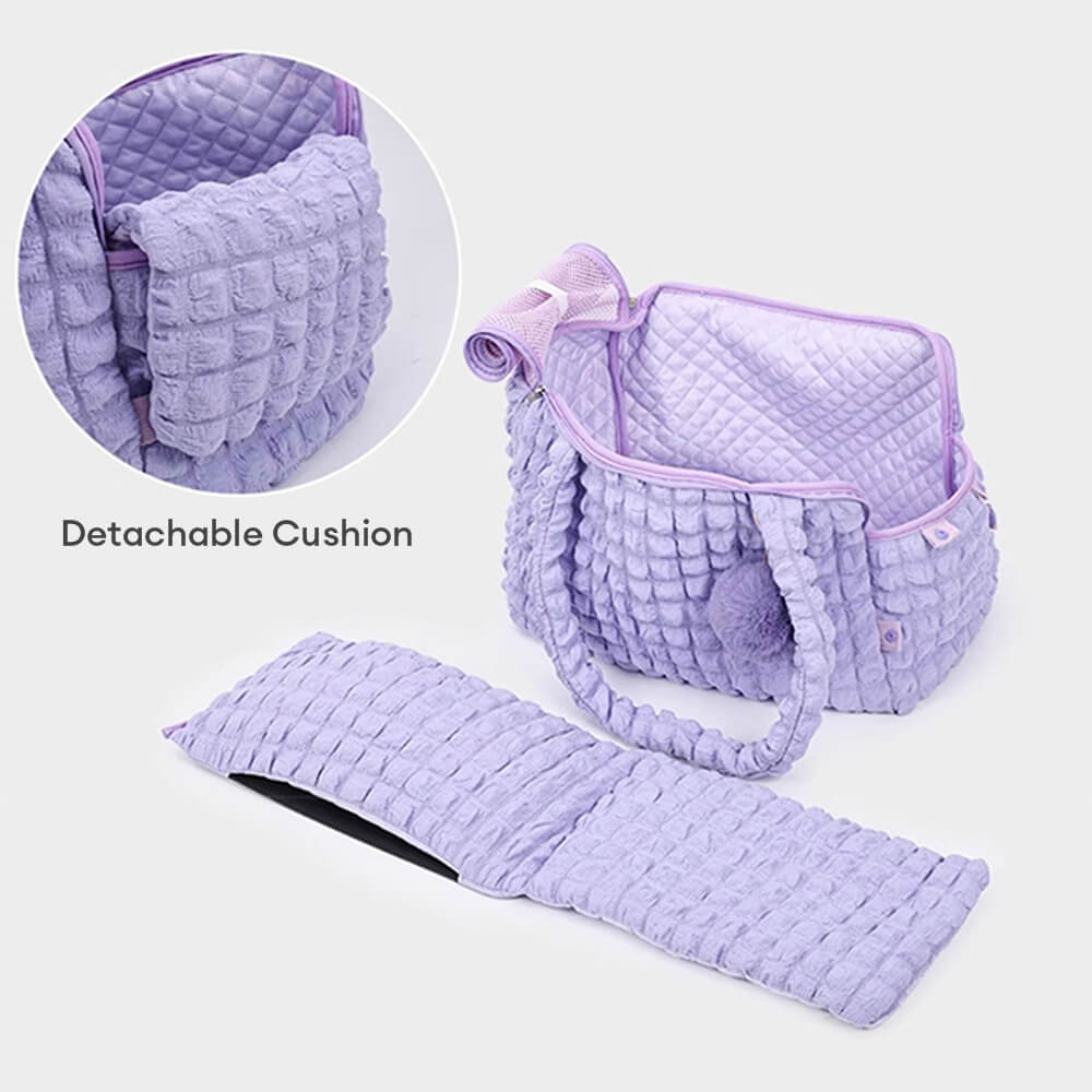 Trendy Cozy Leve Respirável Destacável Pet Carrier Bolsa de Ombro