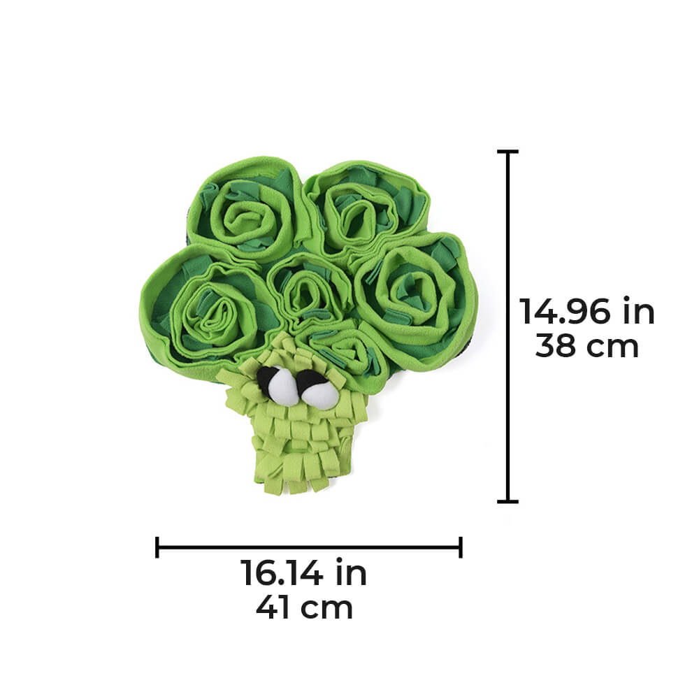 Tapete de snuffle interativo para esconder alimentos de série vegetal para cães