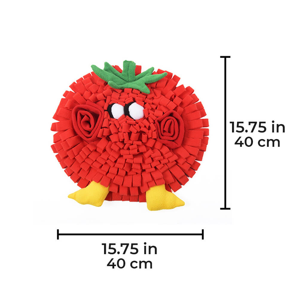 Tapete de snuffle interativo para esconder alimentos de série vegetal para cães