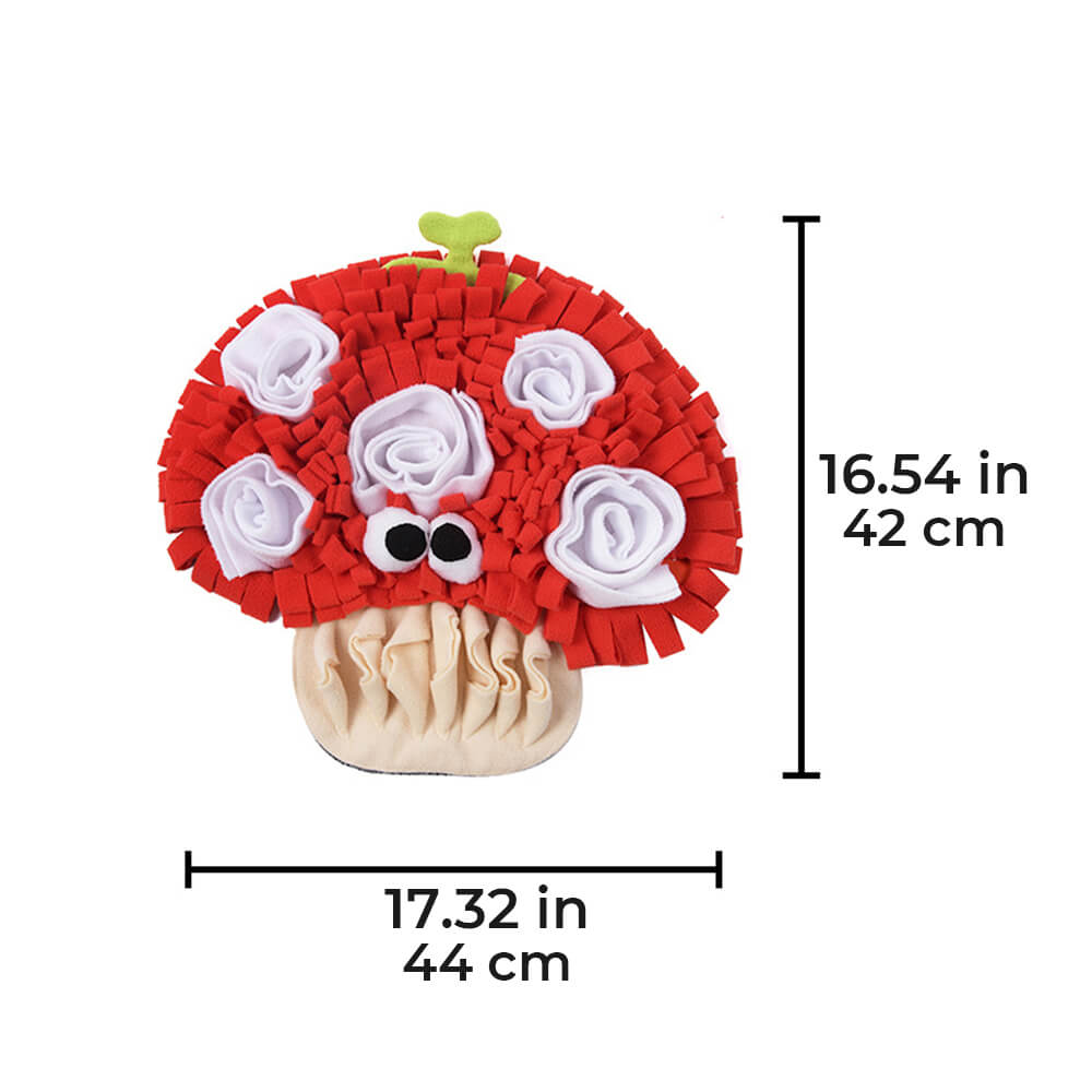 Tapete de snuffle interativo para esconder alimentos de série vegetal para cães