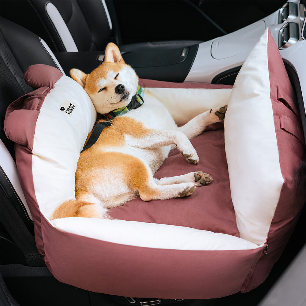 Cama Grande Divertida de Cães para Assento de Carro para uma Viagem Segura da Série Zootopia